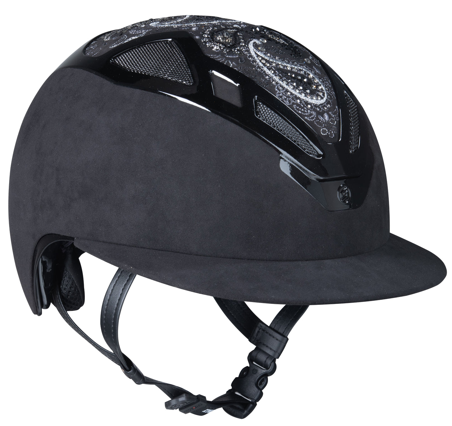 SUOMY HELMETS APEX DAMASK TOTAL BLACK LADY