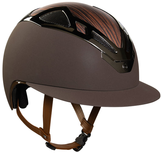 CASCO SUOMY APEX WOOD BROWN OPACO VISIERA LADY LARGE